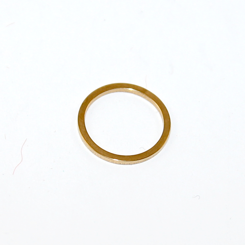 12mm Round Linking Ring - 304 Stainless Steel - Gold Plated