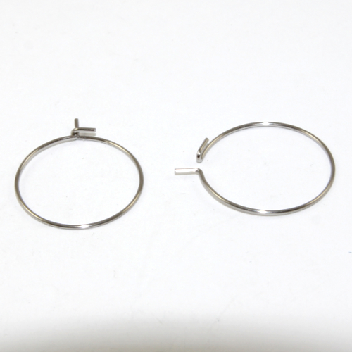 20mm 316 Surgical Steel Hoop Earring - Pair