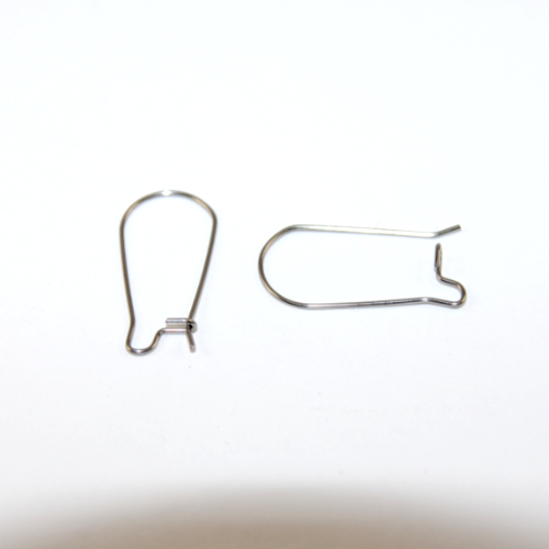 25mm x 12mm Kidney Wire - 316 Surgical Steel - Pair