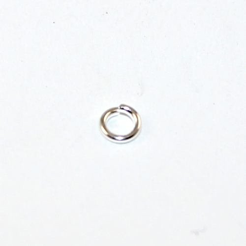4mm x 0.8mm 304 Stainless Steel Jump Ring - Silver