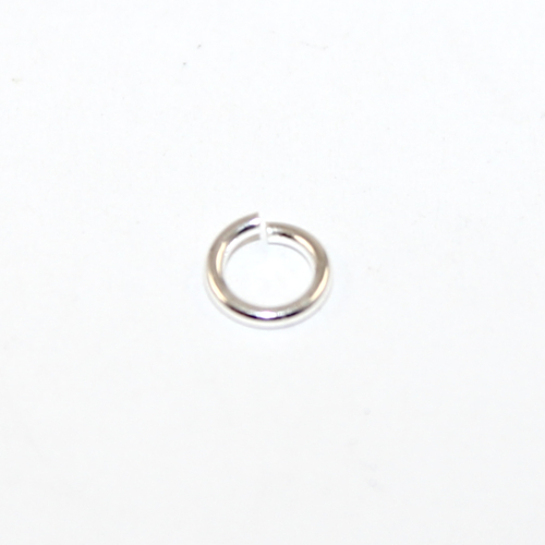 6mm x 1mm 925 Sterling Silver Open Jump Ring