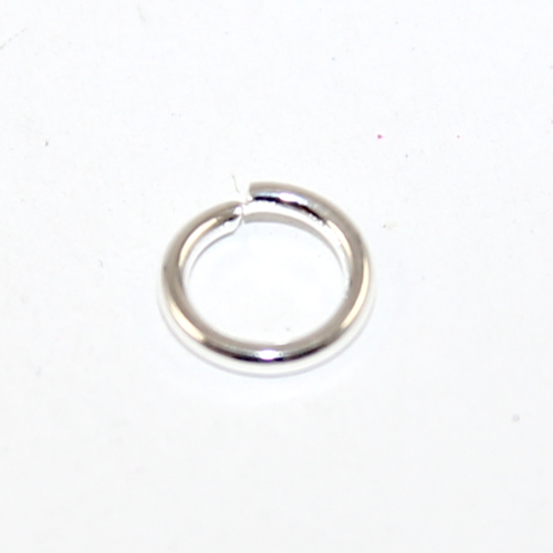 8mm x 1.2mm 304 Stainless Steel Jump Ring - Silver