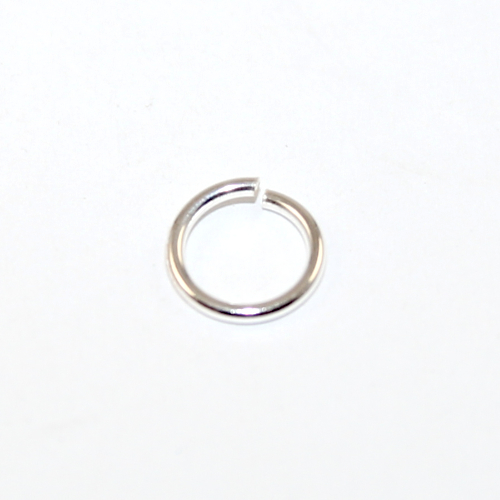 8mm x 1.2mm 925 Sterling Silver Open Jump Ring