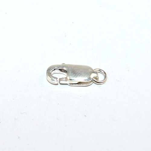 14mm Flat Oval Lobster Clasp - 925 Sterling Silver