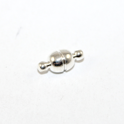 5mm Oval Magnet - Silver