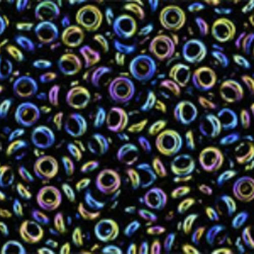 11/0 Demi Round - Metallic Rainbow Iris - TN-11-86 - 13 gram Flip Top Container