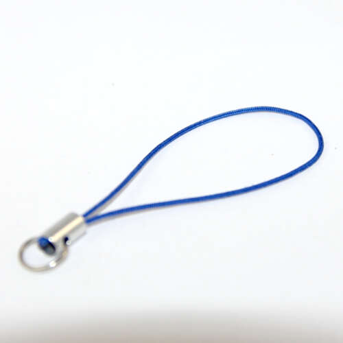 Dark Blue 45mm Mobile Phone Cord Loop with Jump Ring