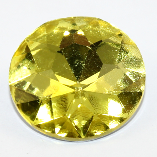 27mm Flat Top Round Stone - Citrine
