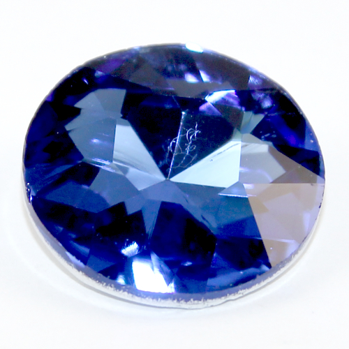 27mm Flat Top Round Stone - Sapphire