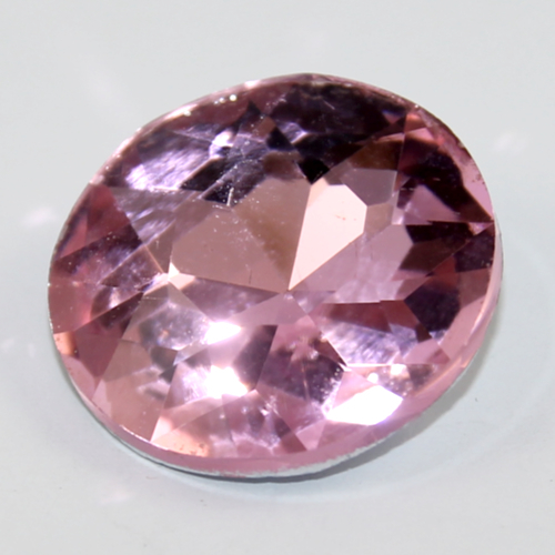 27mm Flat Top Round Stone - Light Rose