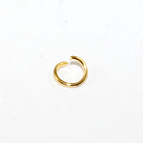 5mm x 0.7mm Jump Ring - Bright Gold