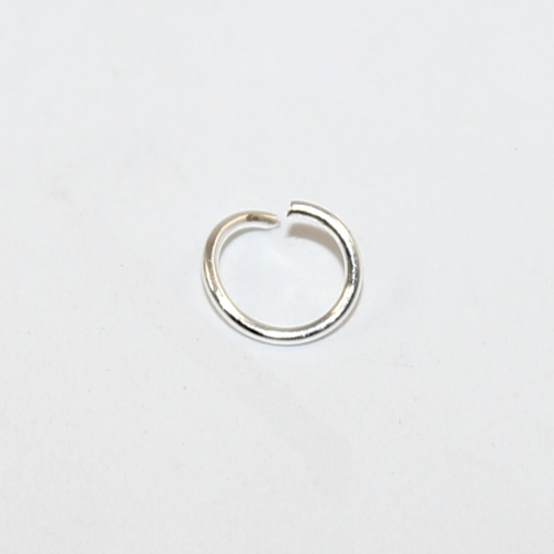 6mm x 0.7mm Jump Ring - Silver