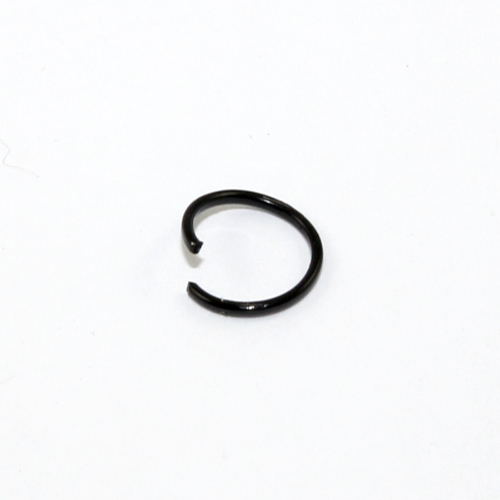 8mm x 0.7mm Jump Ring - Black