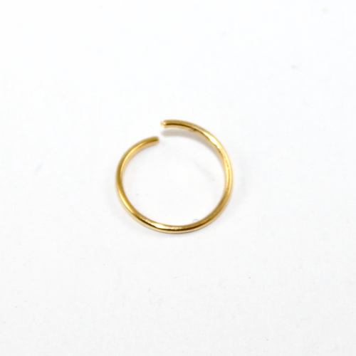 10mm x 0.9mm Jump Ring - Bright Gold