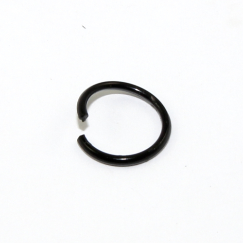 10mm x 0.9mm Jump Ring - Black
