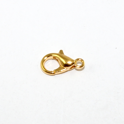 10mm Lobster Clasp - Bright Gold