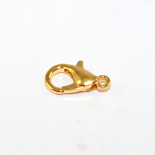 12mm Lobster Clasp - Bright Gold