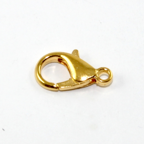 14mm Lobster Clasp - Bright Gold