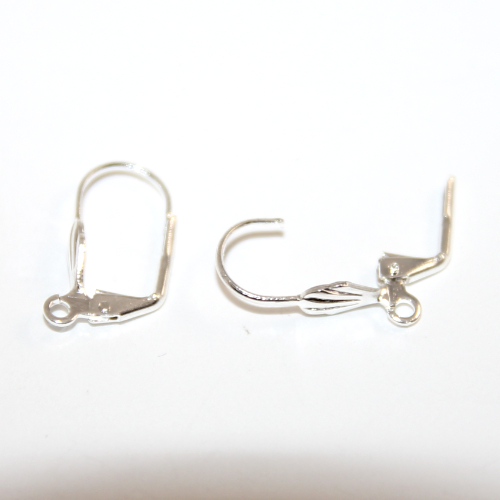 Continental Hook - Deco - Pair - Silver