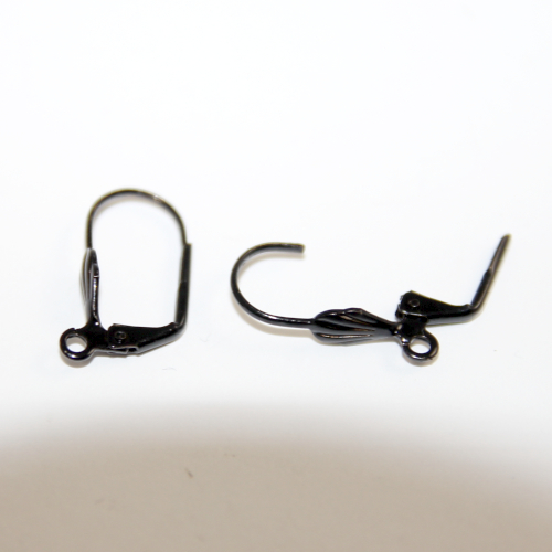 Continental Hook - Deco - Pair - Black