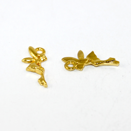 Tinkerbell Charm - Bright Gold - 2 Piece Pack