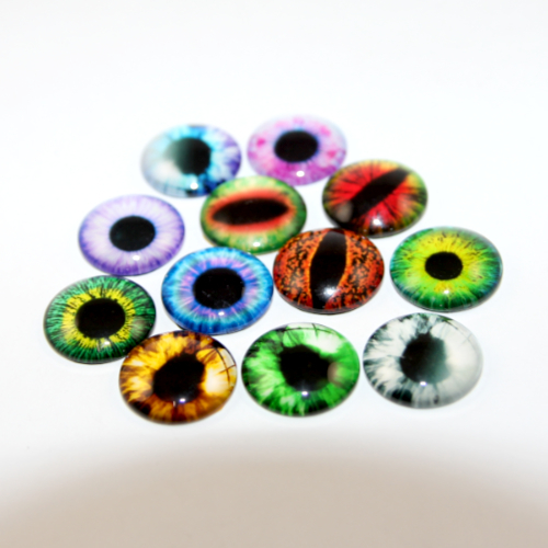 20mm Mixed Colourful Eyes Cabochon