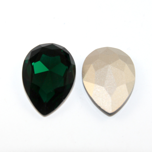 20mm x 30mm 4320 Pear Drop - Emerald