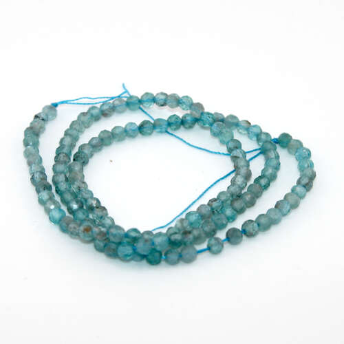 3mm Faceted Kyanite Round Beads - 36cm Strand