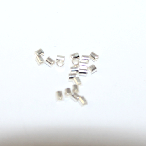 1.5mm 925 Sterling Silver Crimp Tube - Bag of 20