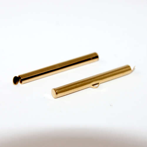 40mm Slide Connector - 304 Stainless Steel - Bright Gold