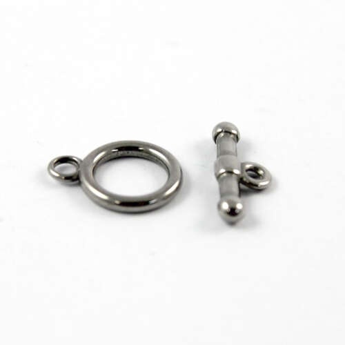 12mm Plain Ring Toggle Clasp - 304 Stainless Steel