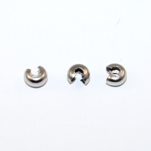 4mm 304 Stainless Steel Crimp Cover - Bag of 20