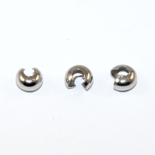 5mm 304 Stainless Steel Crimp Cover - Bag of 20