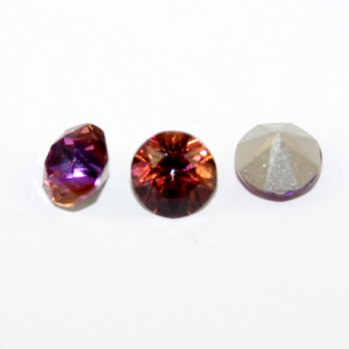 1088 - Chaton - Pointed Back 8mm - SS39 - Volcano Shimmer - 001VB - Pack of 4