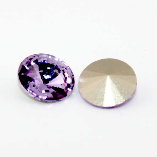 14mm 1122 Rivoli - Violet - Foil - Pack of 2