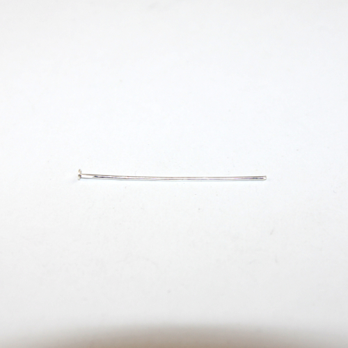 40mm x 0.7mm Head Pins - Silver