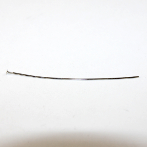 70mm x 0.7mm Head Pins - Antique Silver