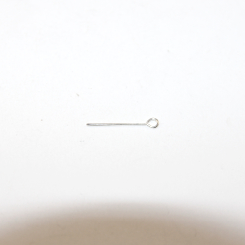 20mm x 0.7mm Eye Pins - Silver