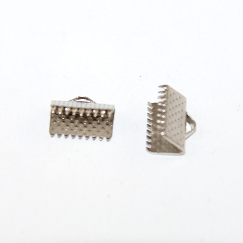 10mm Ribbon Crimp - Platinum