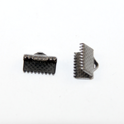 10mm Ribbon Crimp - Gunmetal