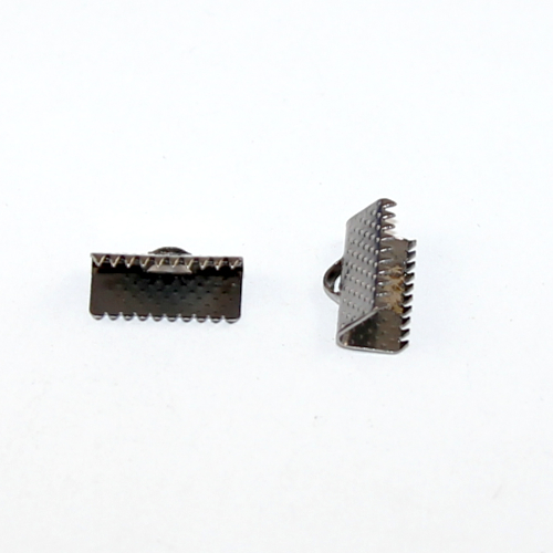 13mm Ribbon Crimp - Gunmetal