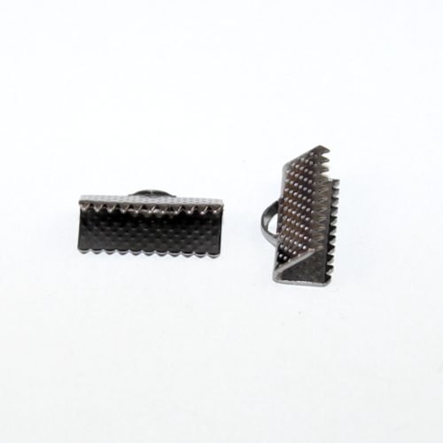 16mm Ribbon Crimp - Gunmetal