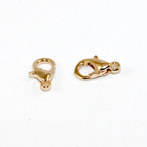 10mm Lobster Clasp - Pale Gold