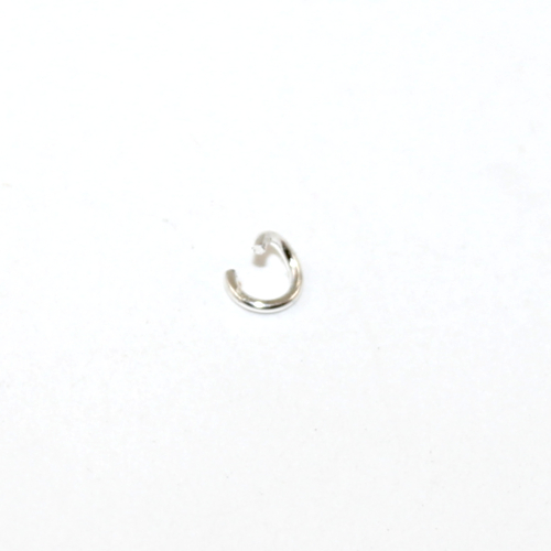 4mm x 0.7mm Copper Jump Ring - Silver