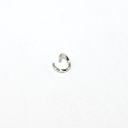 4mm x 0.7mm Copper Jump Ring - Platinum