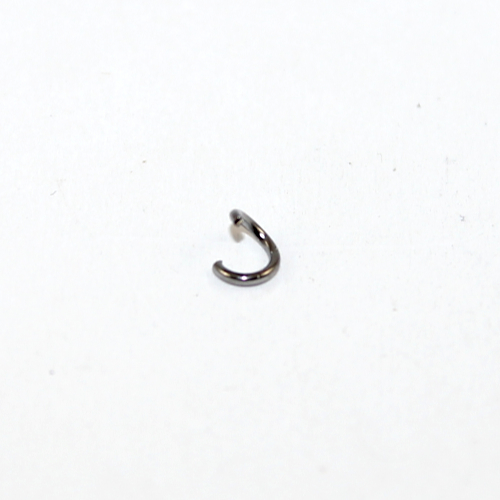 4mm x 0.7mm Copper Jump Ring - Gunmetal
