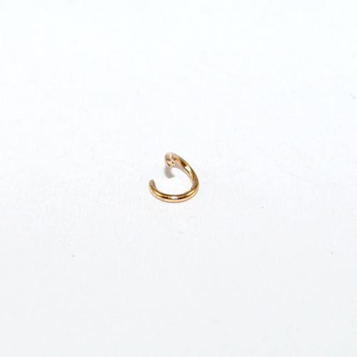 5mm x 0.7mm Copper Jump Ring - Pale Gold