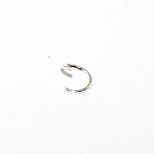 6mm x 0.7mm Copper Jump Ring - Silver