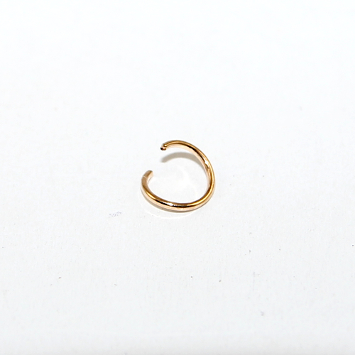 7mm x 0.7mm Copper Jump Ring - Pale Gold