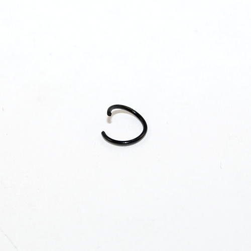 7mm x 0.7mm Copper Jump Ring - Black